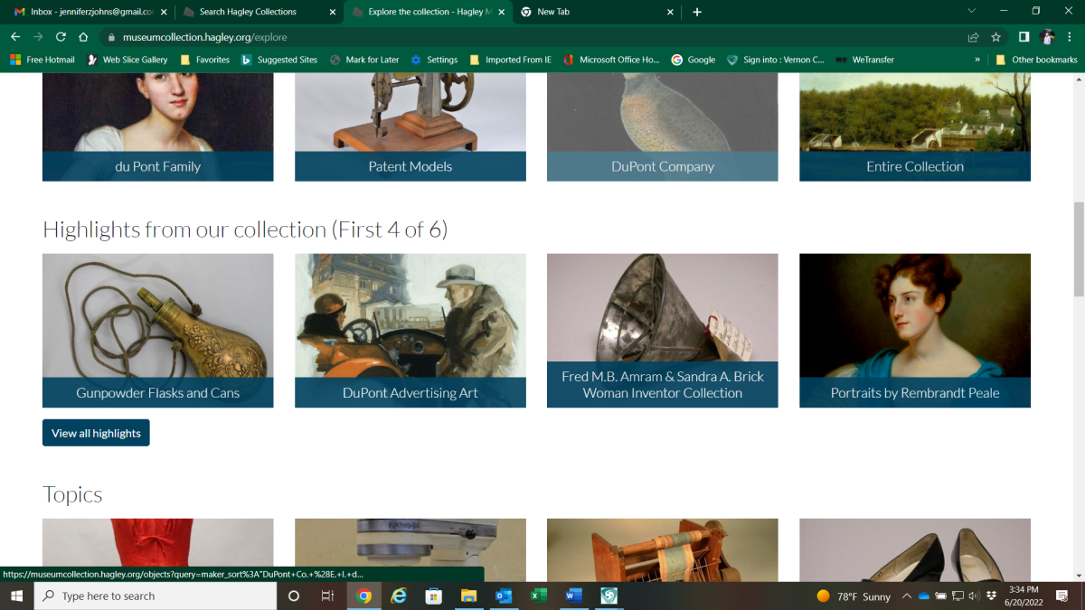 Museum Collections Has a New Website | Hagley